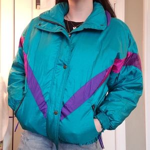 Neon 80's/90's Ski Jacket